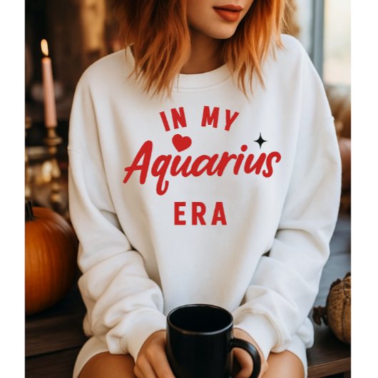 mon sweatshirt d'ère du Verseau, cadeau d'annivers