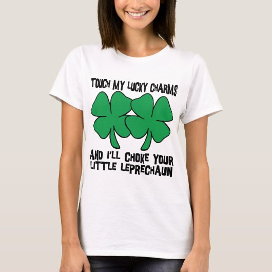 Mon T-shirt chanceux de charmes (Devant)