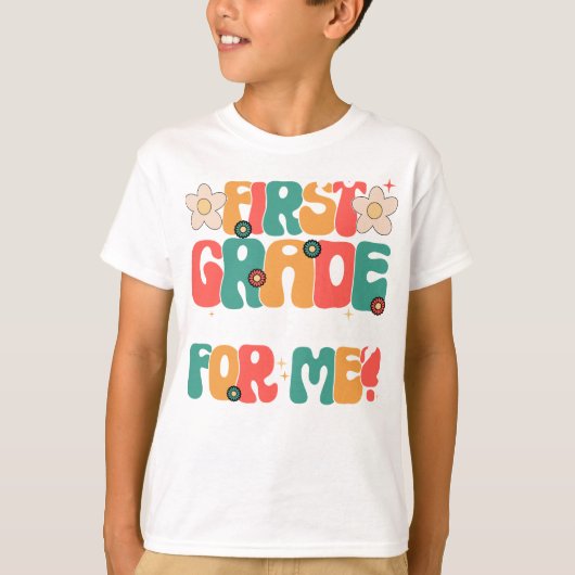 Mon T-shirt de première année à l'école (Devant)