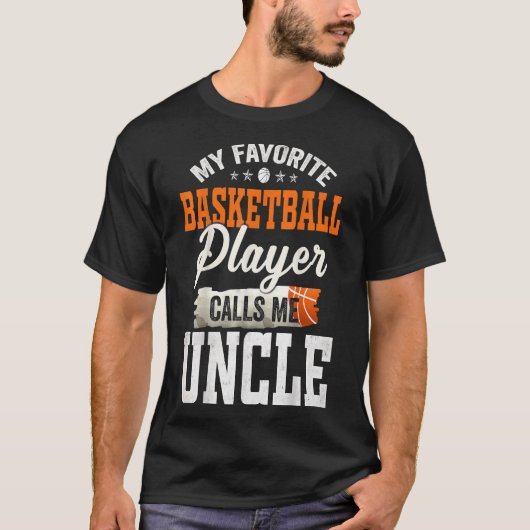 Mon T-shirt favori pour le basket (Devant)