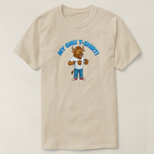 Mon t-Shirt Gnu (Design devant)