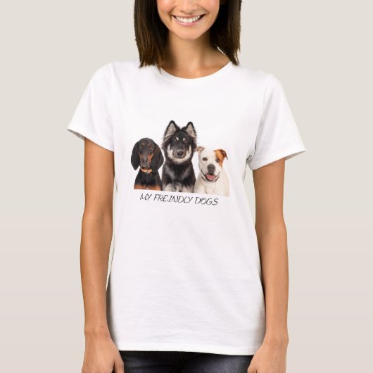 Mon t-shirt pour chiens (Devant)
