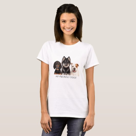 Mon t-shirt pour chiens (Devant entier)