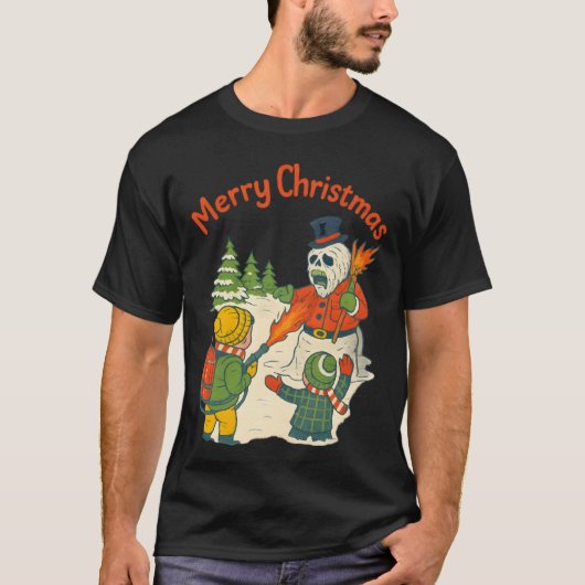 Mon T-Shirt Premier Lance-Flammes | Noël Rétro (Devant)