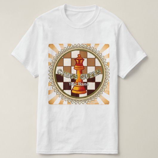 Mon T-Shirt Reine d'Échecs (Design devant)