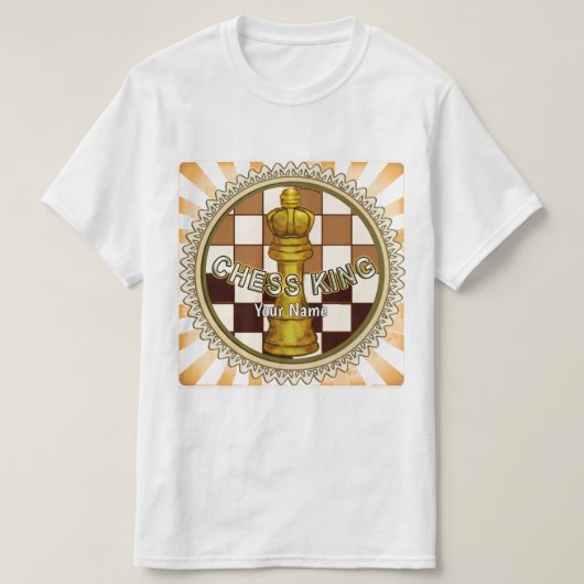 Mon T-Shirt Roi d'Échecs (Design devant)