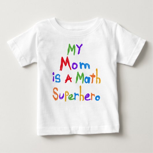 Mon T-shirts et cadeaux de super héros de maths de (Devant)