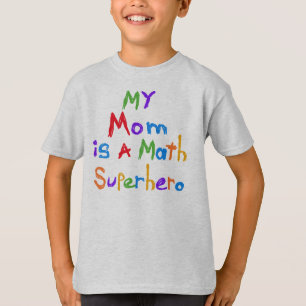 Mon T-shirts et cadeaux de super héros de maths de