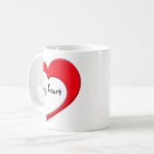 Mon tasse du coeur II (rouge) (Devant gauche)