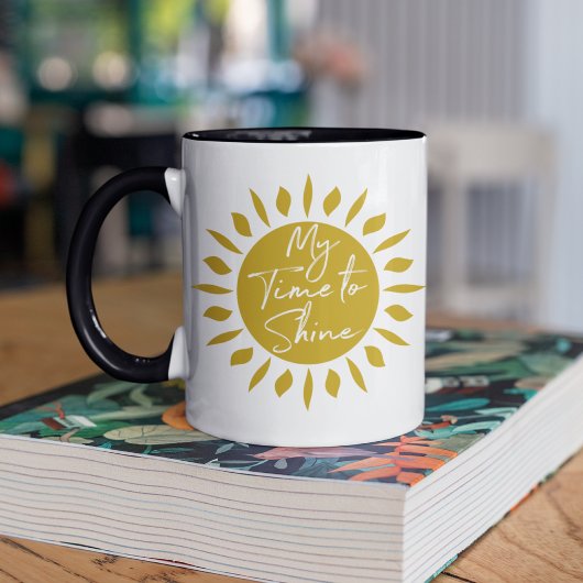 Mon temps pour briller - Mug d'impression Sun
