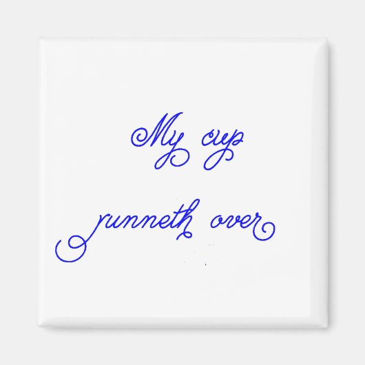 Mon tour de coupe sur aimant (Devant)