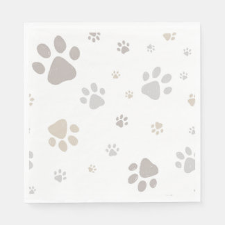 Mon Toutou French Dog Birthday Party Napkins Servet