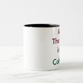 "Mon traitement est du café" Mug de café (Centre)