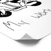 Mon Travail Ici Affiche Terminée (Coin)