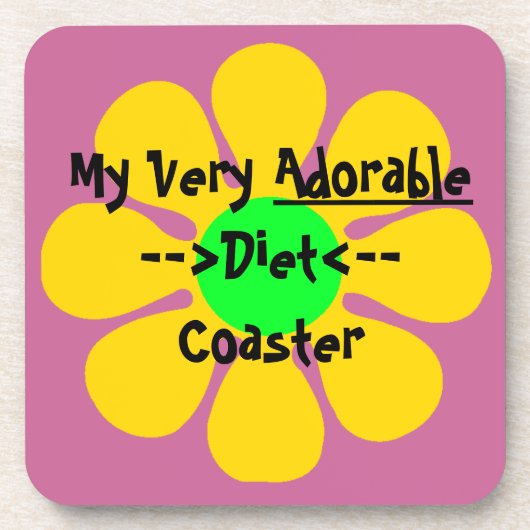 Mon très adorable Dessous de verre alimentaire (Devant)