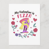Mon Valentin est une invitation à la pizza (Devant)