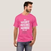 Mon van Pyrotechnics Engineer T-shirt (Voorkant volledig)