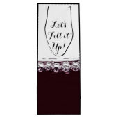Mon verre demi vin rouge élégant sac de vin (Dos)