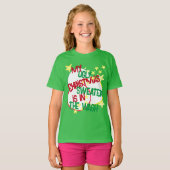 Mon vilain maillot de Noël Wash T-shirt enfant (Devant entier)