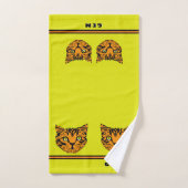 Mon visage de bébé tigre personnalisé (Serviette à main)