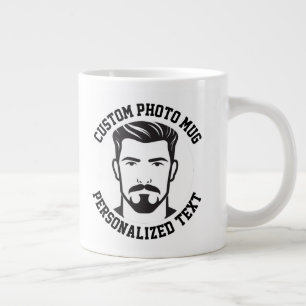 Mon visage sur un mug géant personnalisé avec le t