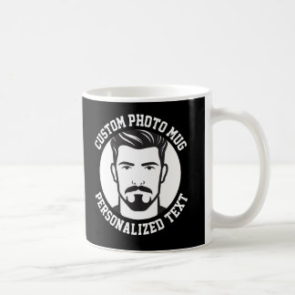 Mon visage sur un mug personnalisé NOIR