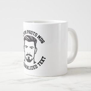 Mon visage sur une tasse géante personnalisée avec