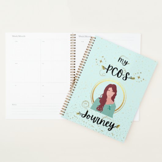 Mon voyage en PCOS Syndrome polykystique d'ovaire (Devant avec enveloppe)