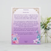 Mon voyage Papier personnalisé (Debout devant)