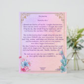 Mon voyage Papier personnalisé (Debout devant)