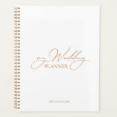"Mon Wedding planner" Plans de mariage modernes et (Devant)
