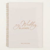 "Mon Wedding planner" Plans de mariage modernes et (Devant)
