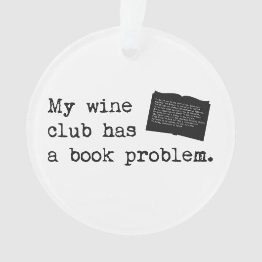Mon Wine Club a un problème de livre (devant)