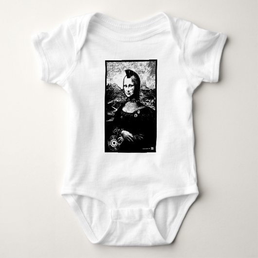 Mona Baby Creeper White Romper (Voorkant)