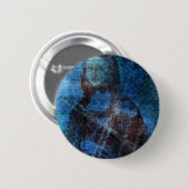 Mona Blues Ronde Button 5,7 Cm (Voorkant /achterkant)