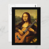 Mona Guitar Briefkaart (Voorkant / Achterkant)
