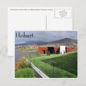 mona hobart grijs briefkaart (Voorkant / Achterkant)