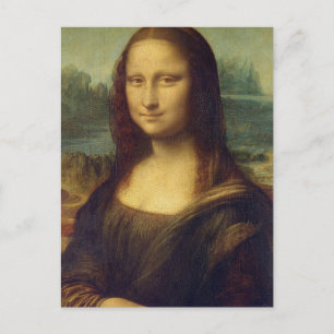 Mona Lisa Afbeelding Ledge Briefkaart
