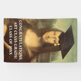 Mona Lisa Afstuderen Spandoek