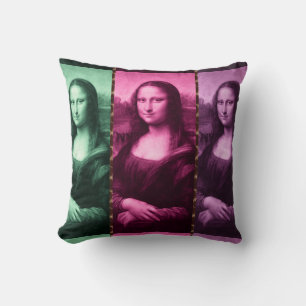 Mona Lisa Animal Print Green Roze Paars Kussen