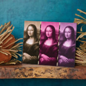 Mona Lisa Animal Print Paarse roze chocolade Fotoplaat (Zijkant)