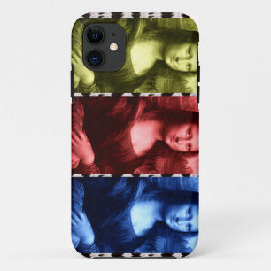 Mona Lisa Animal Print Primaire kleuren iPhone 11 Hoesje