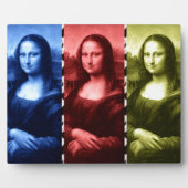 Mona Lisa Animal Print Primaire kleuren Fotoplaat (Voorkant)