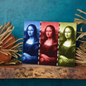 Mona Lisa Animal Print Primaire kleuren Fotoplaat (Zijkant)