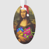 Mona Lisa Arrive Comme Père Noël (devant)