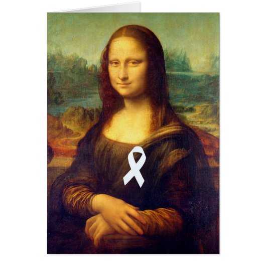 Mona Lisa Au Ruban Blanc (Devant)