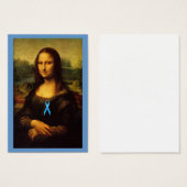 Mona Lisa Au Ruban Bleu (Devant & derrière)