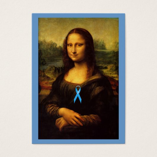 Mona Lisa Au Ruban Bleu (Devant)