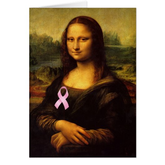 Mona Lisa Au Ruban Rose (Devant)