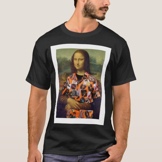 Mona Lisa avec le t-shirt noir des 40e Retrouvaill (Devant)